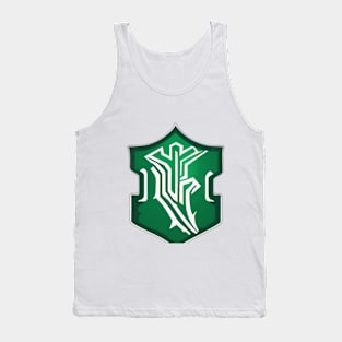 Green Cybernetic Crest Graphic Design No. 584 Tank Top